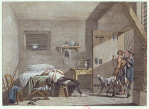 Condorcet halála a börtönben 1794. március 28-án